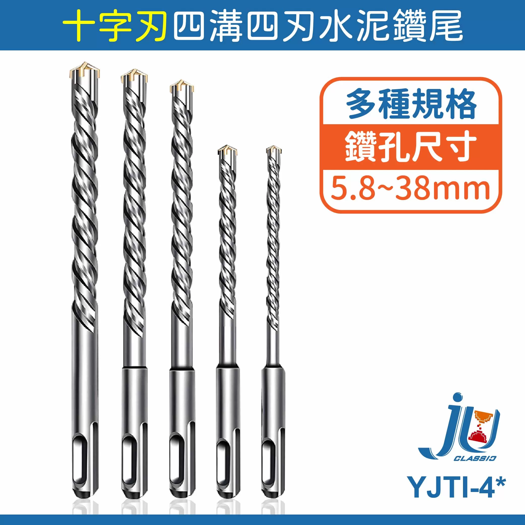 四溝四刃水泥鑽尾【22*250】商品介紹-1-7