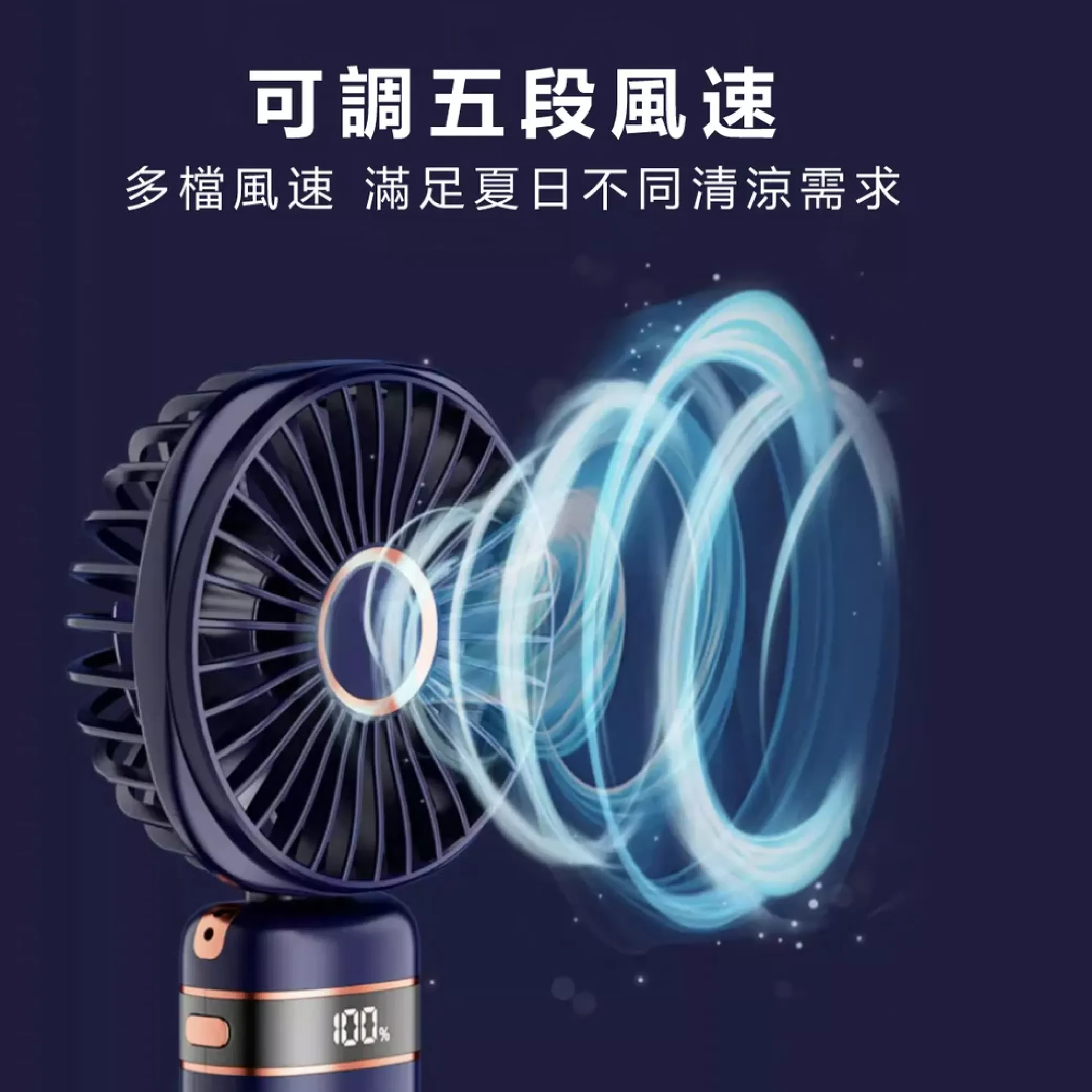 充電式便攜小風扇【3.6吋】商品介紹-1-4
