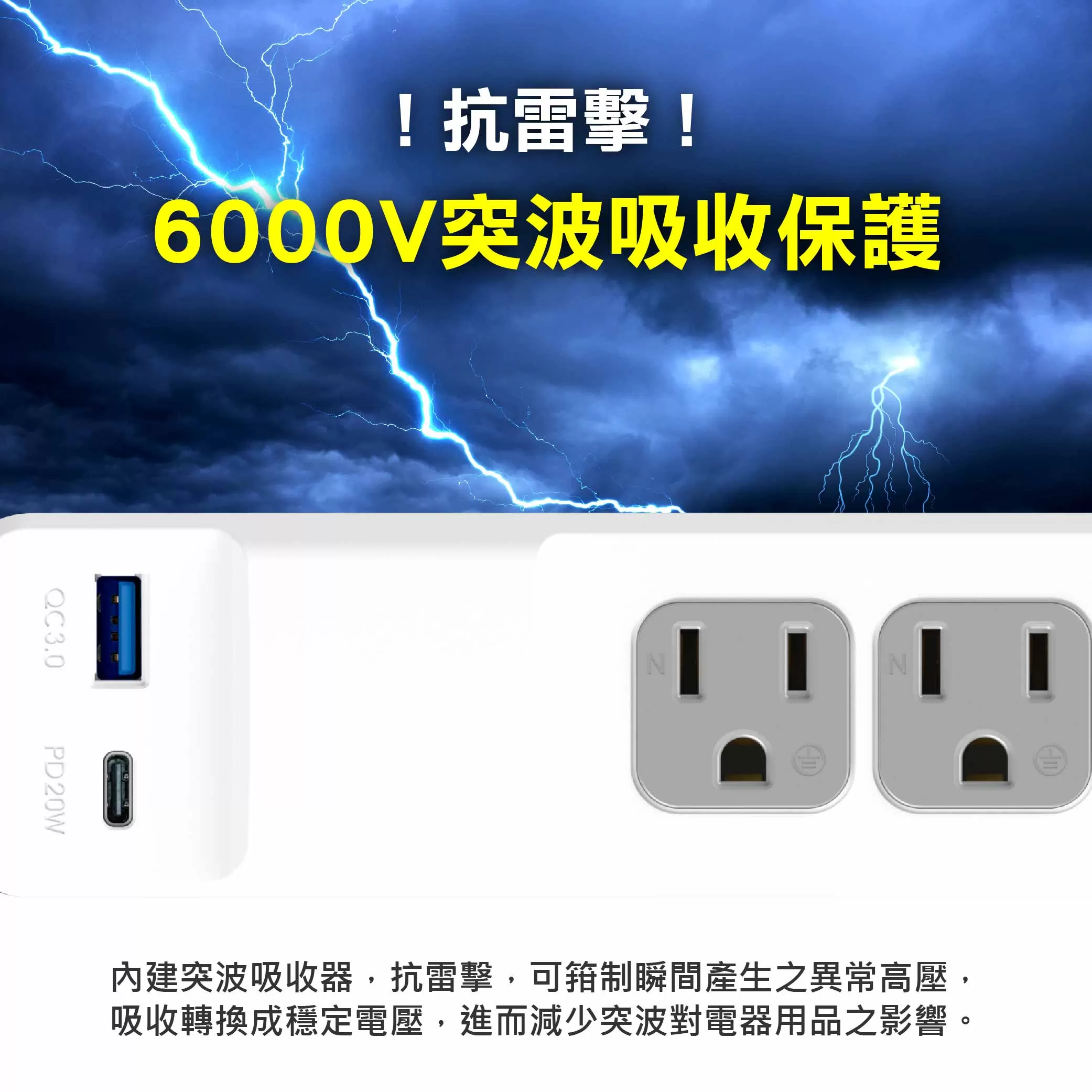 USB一開四插延長線【9尺】商品介紹-1-5