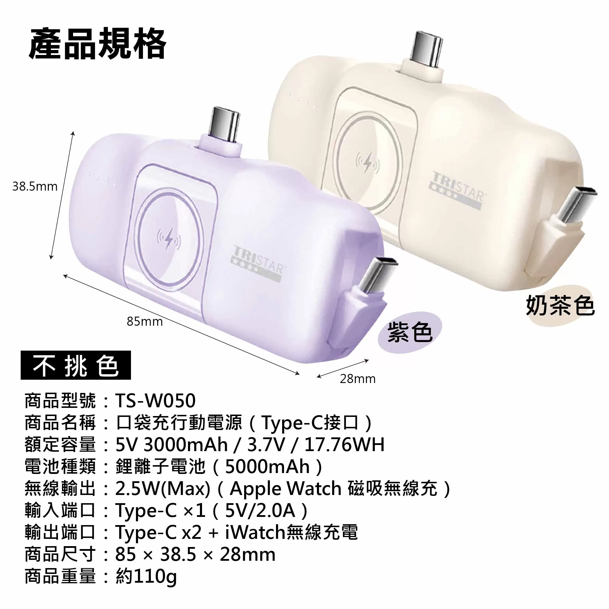 口袋充行動電源【5000mAh Type-C】商品介紹-1-8