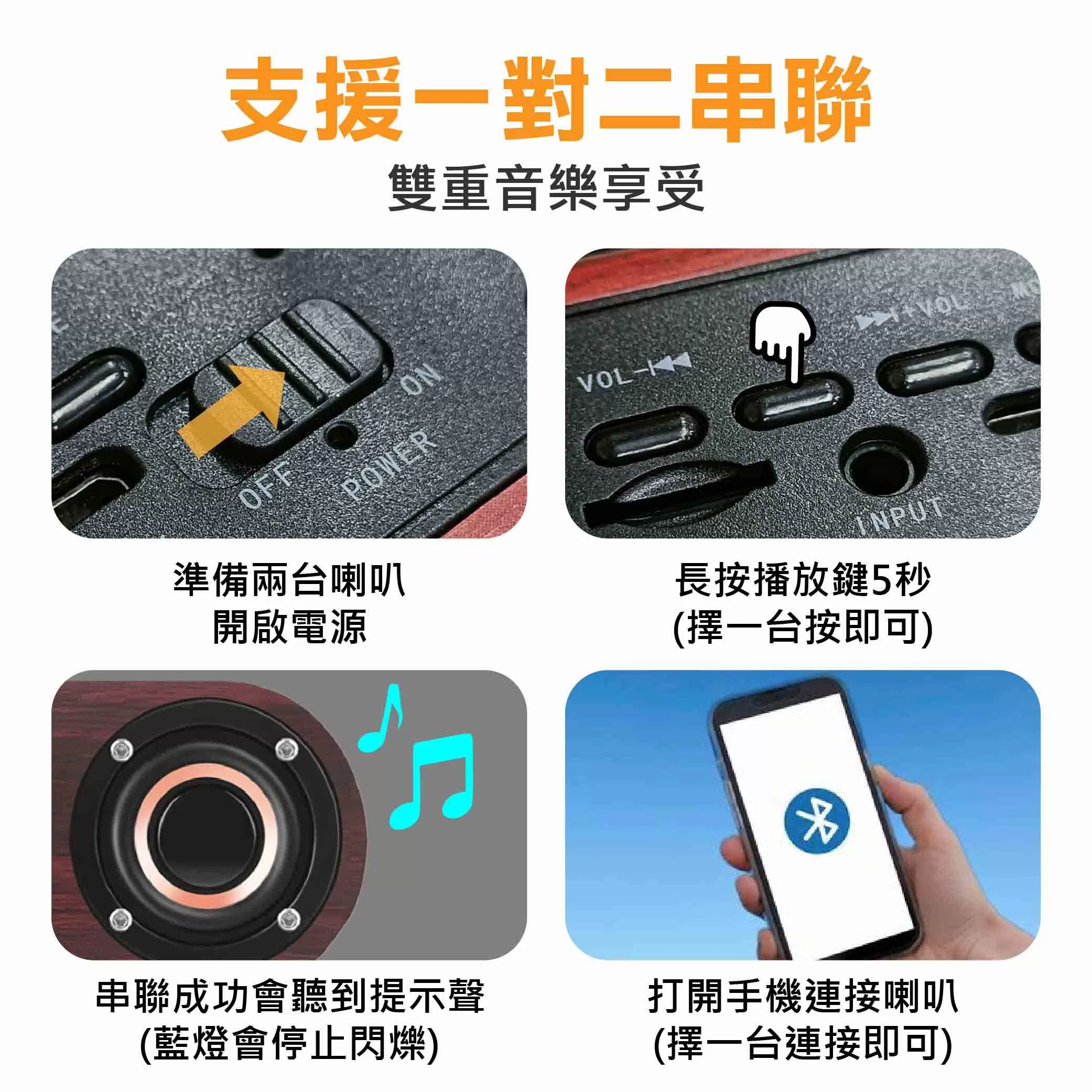 重低音木質藍芽喇叭商品介紹-1-4