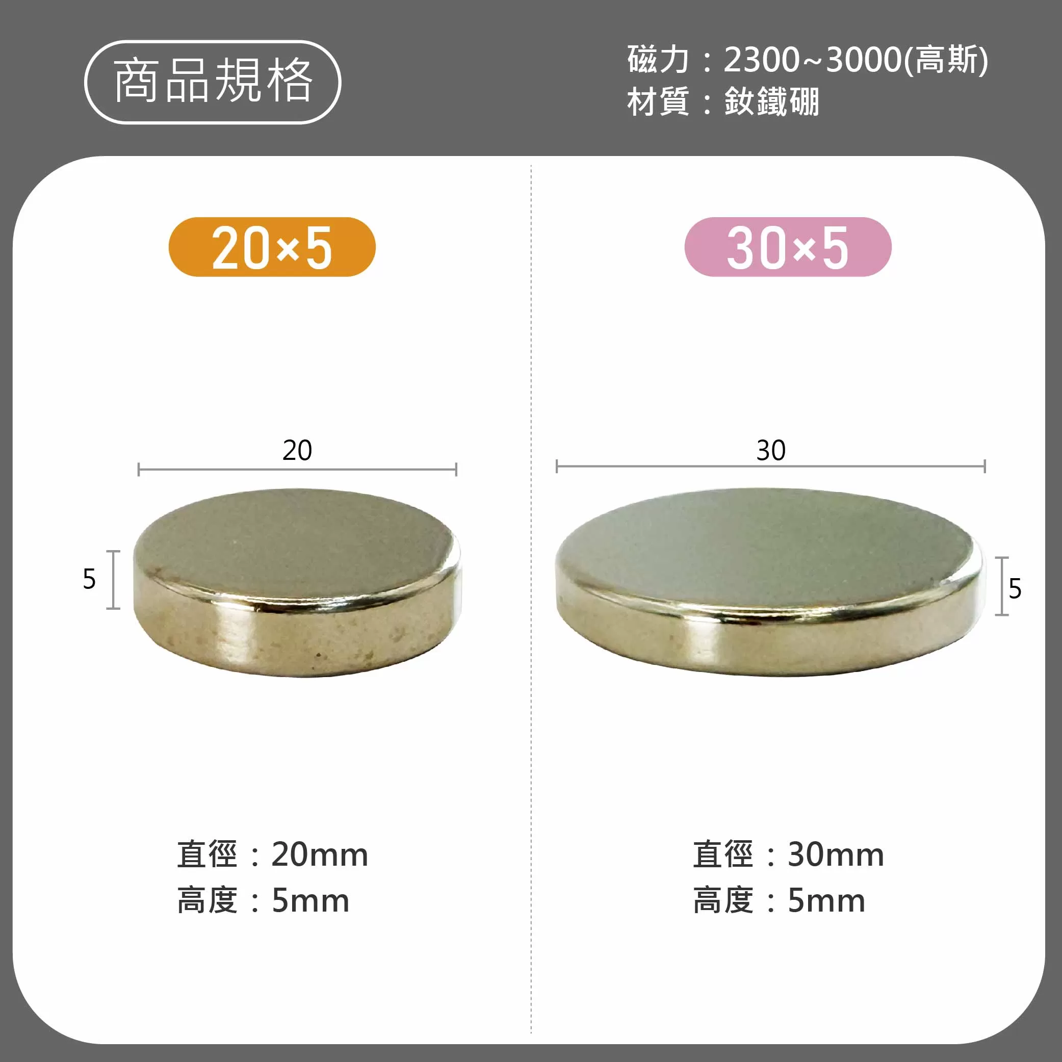 進口超強力白金磁鐵【10*3】商品介紹-1-9