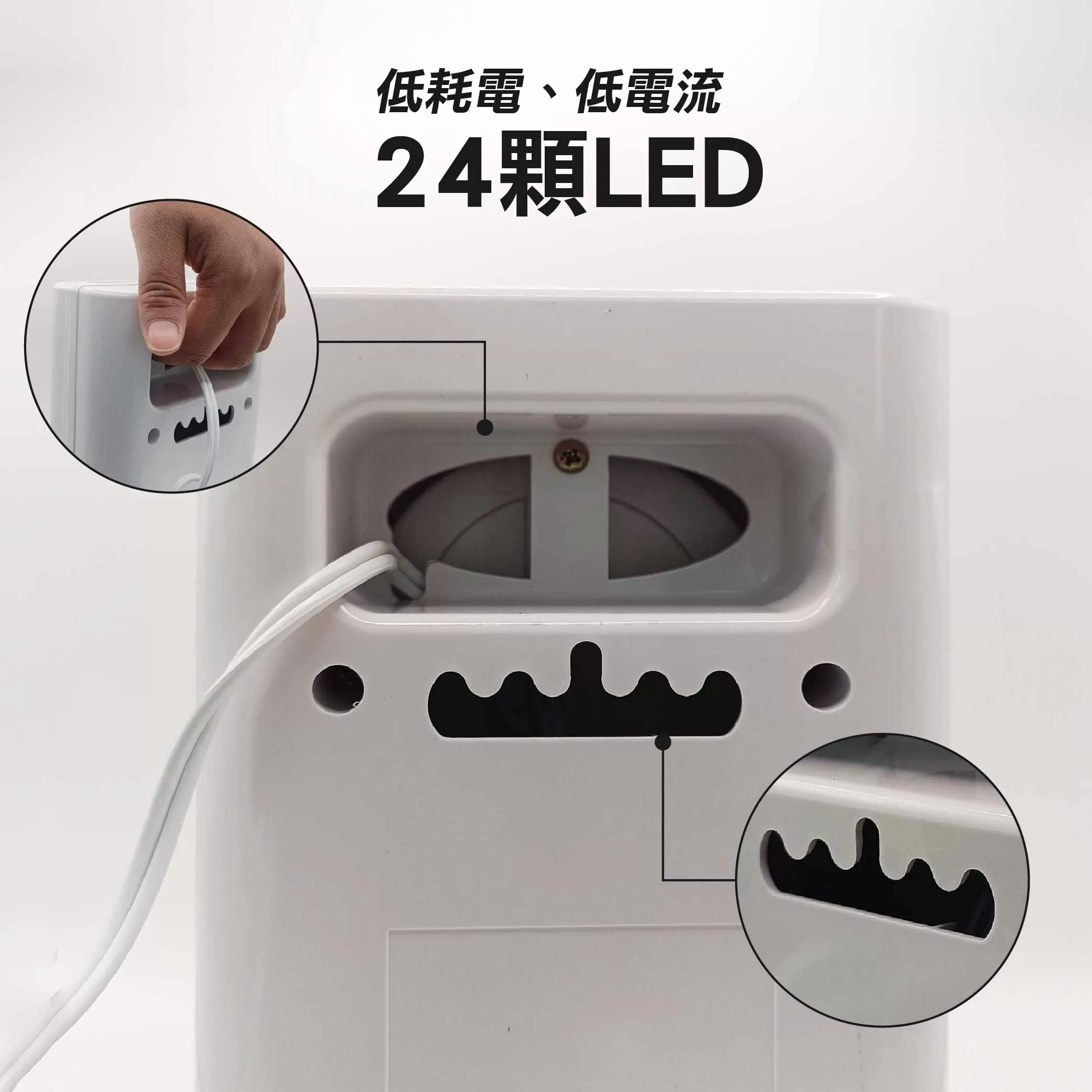 24LED緊急照明燈【PL造型】商品介紹-1-2