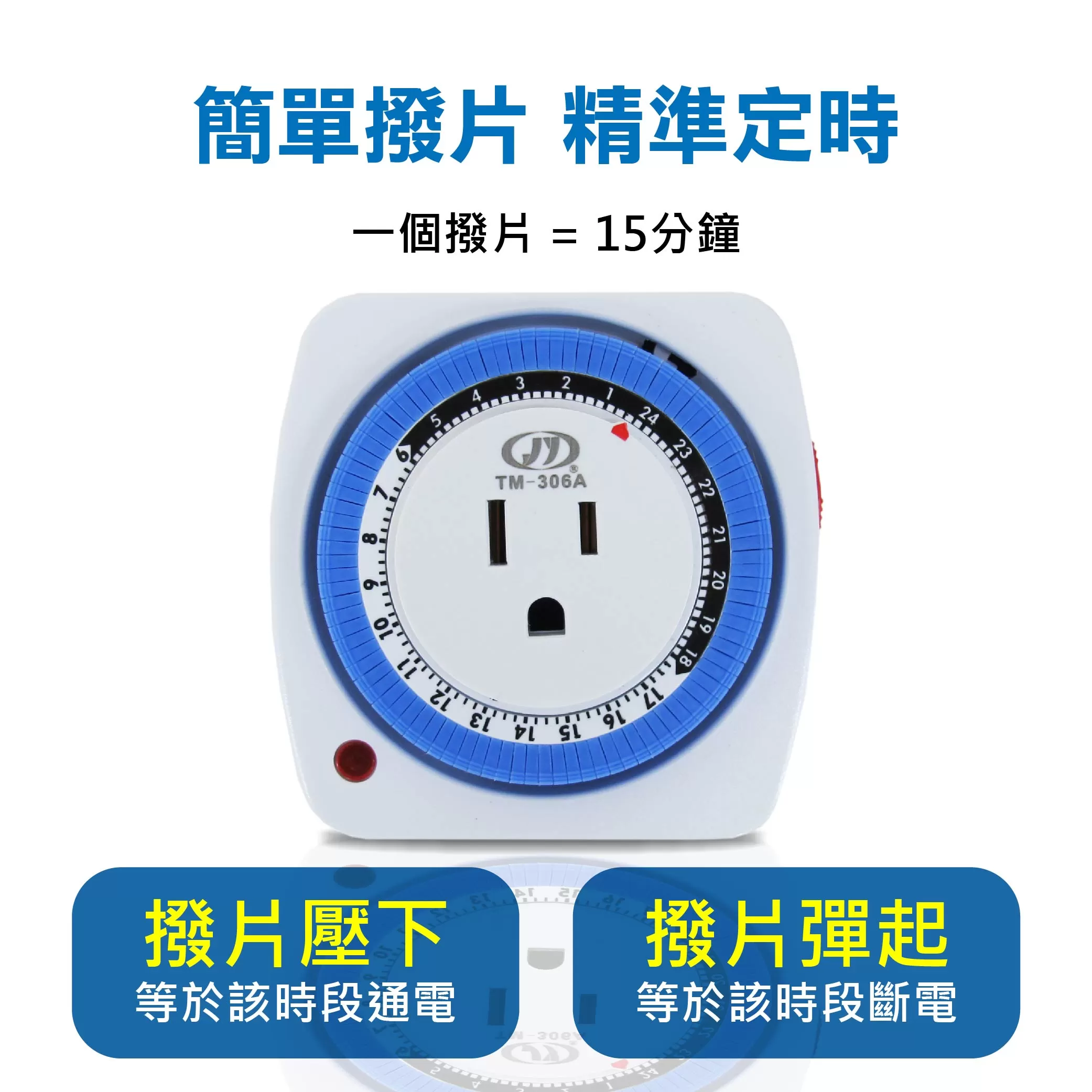 24小時多段定時器【接地型】商品介紹-1-2