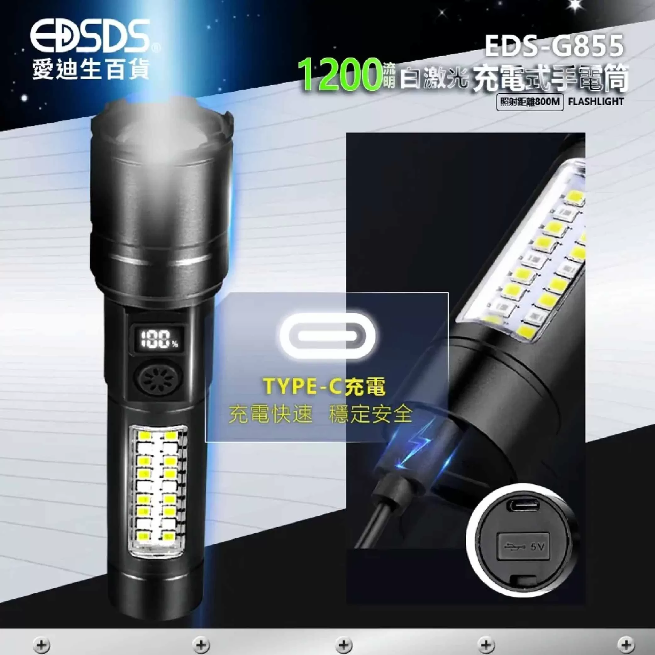 白激光手電筒【60W】商品介紹-1-5