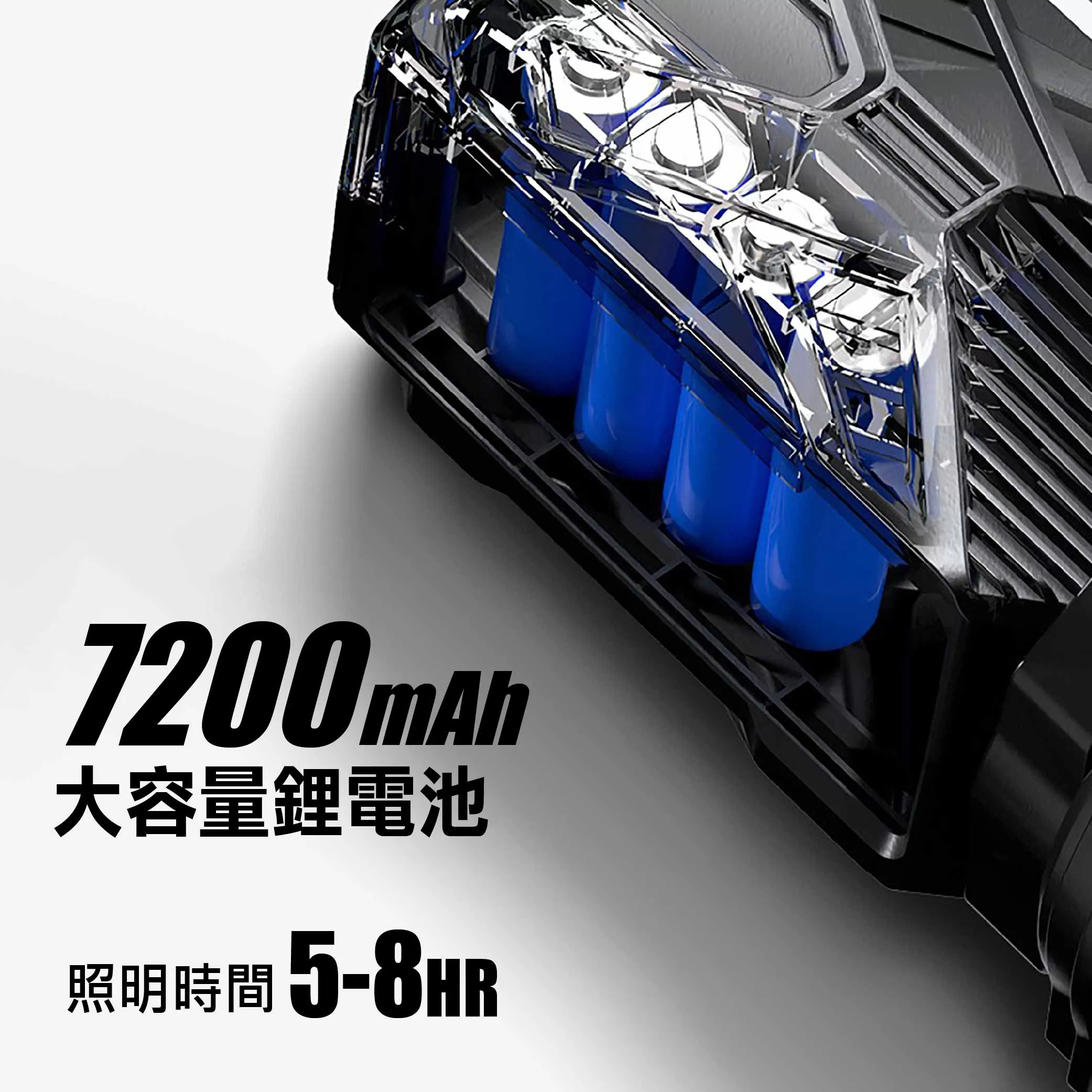 強光探照燈手電筒【100W]商品介紹-1-5