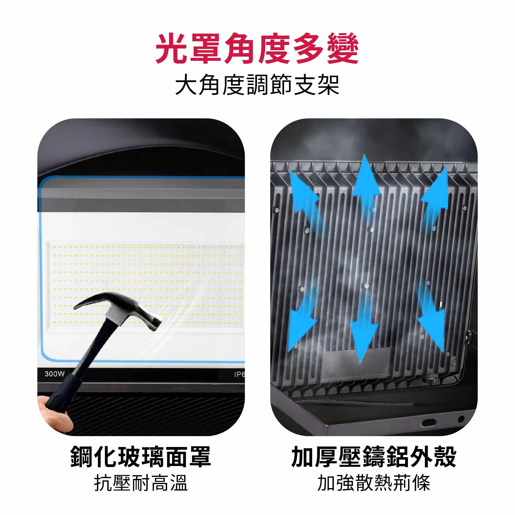 LED高效投光燈【50W/白光】商品介紹-1-5