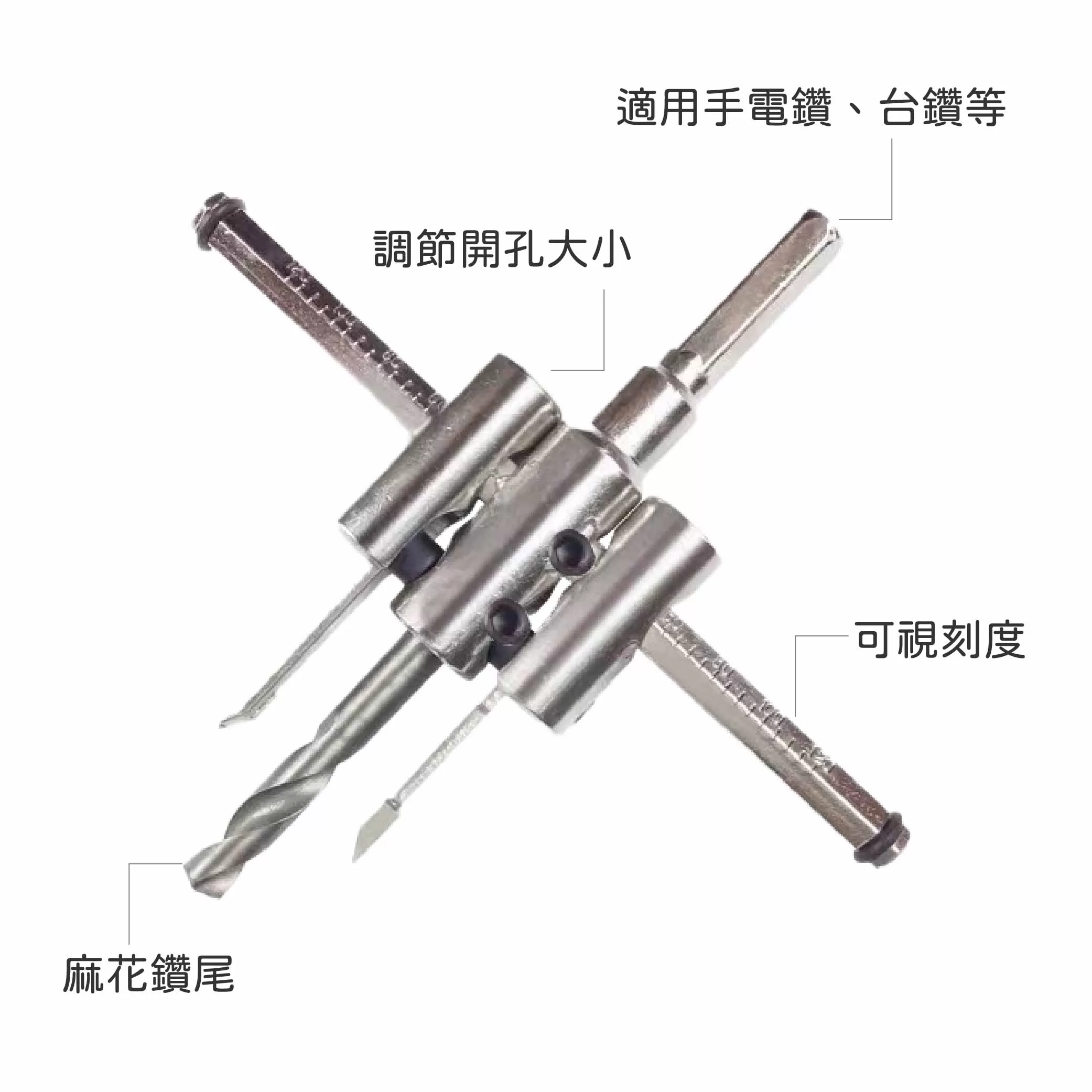雙刀刃自由錐/HSS.鎢鋼【300mm】商品介紹-1-1
