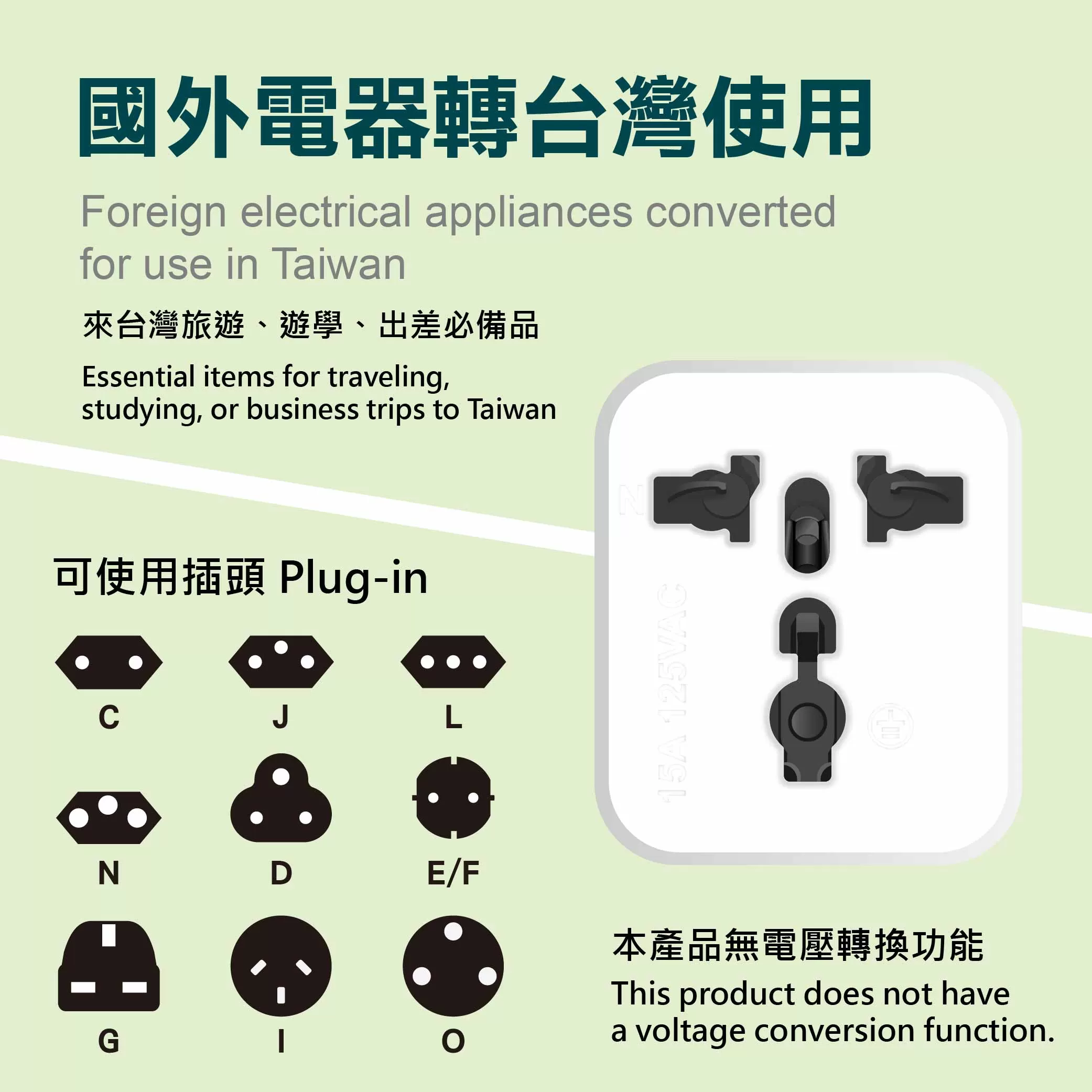 萬國轉換插頭【3P]商品介紹-1-7