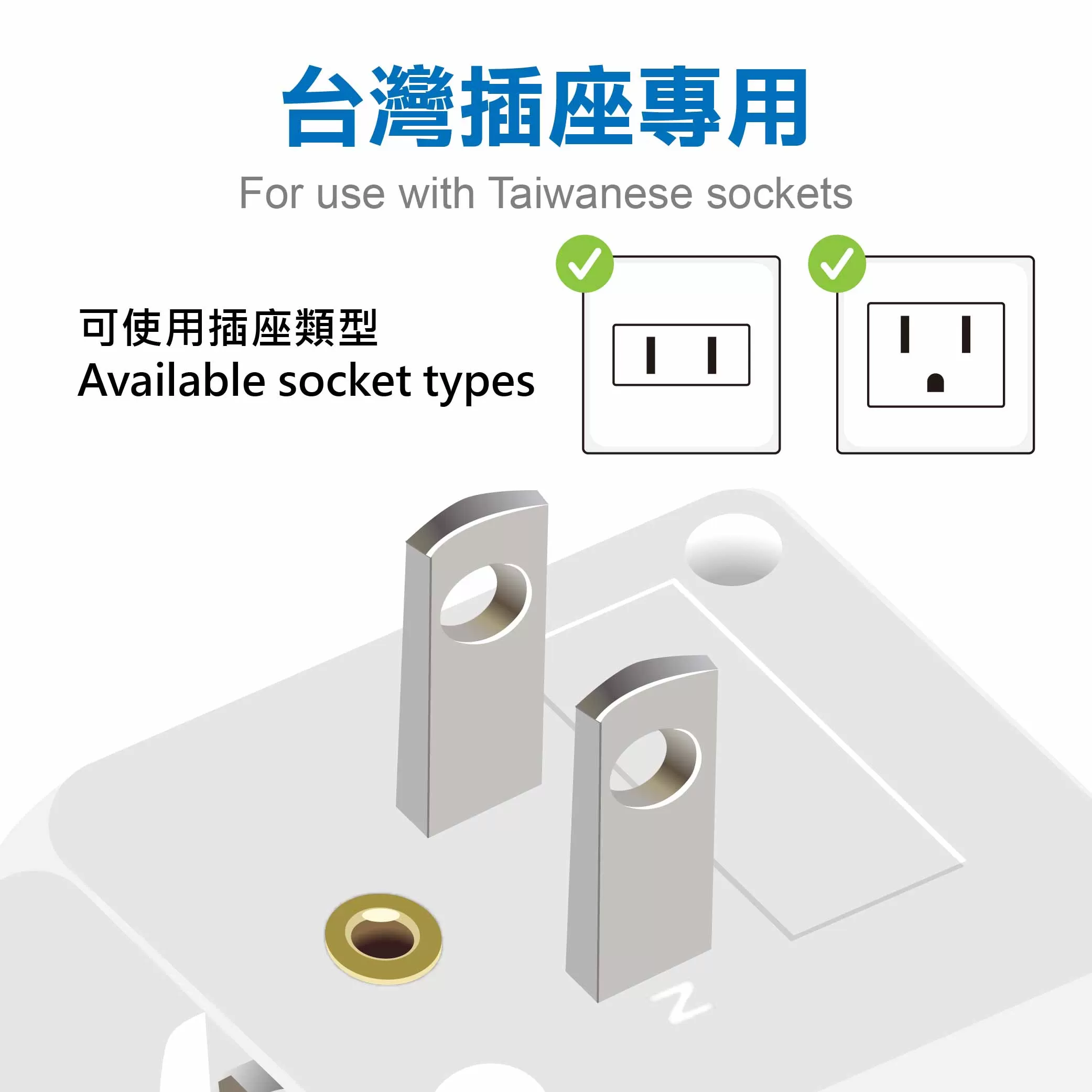 萬國轉換插頭【2P]商品介紹-1-2
