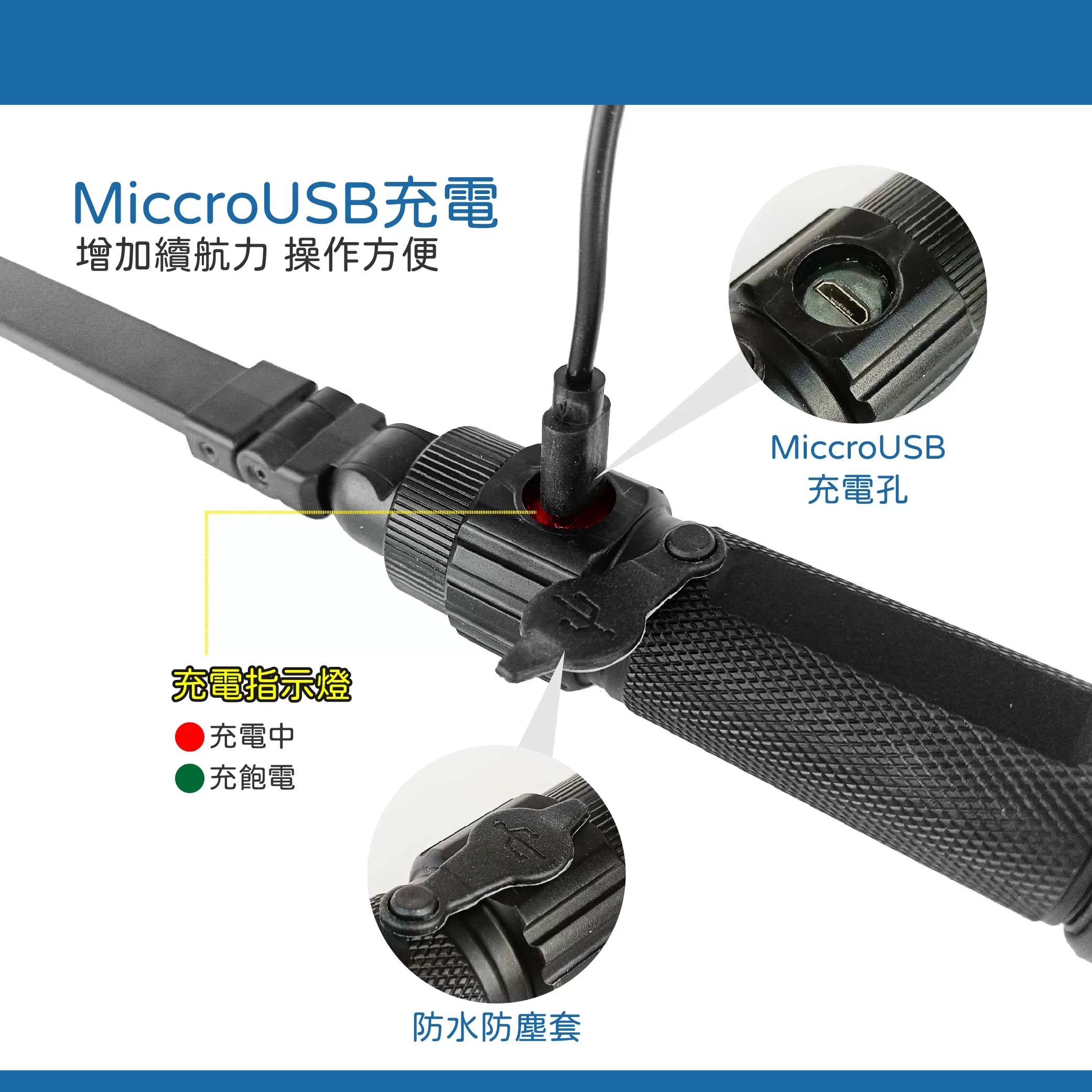 折疊式工作燈LED+COB商品介紹-1-5