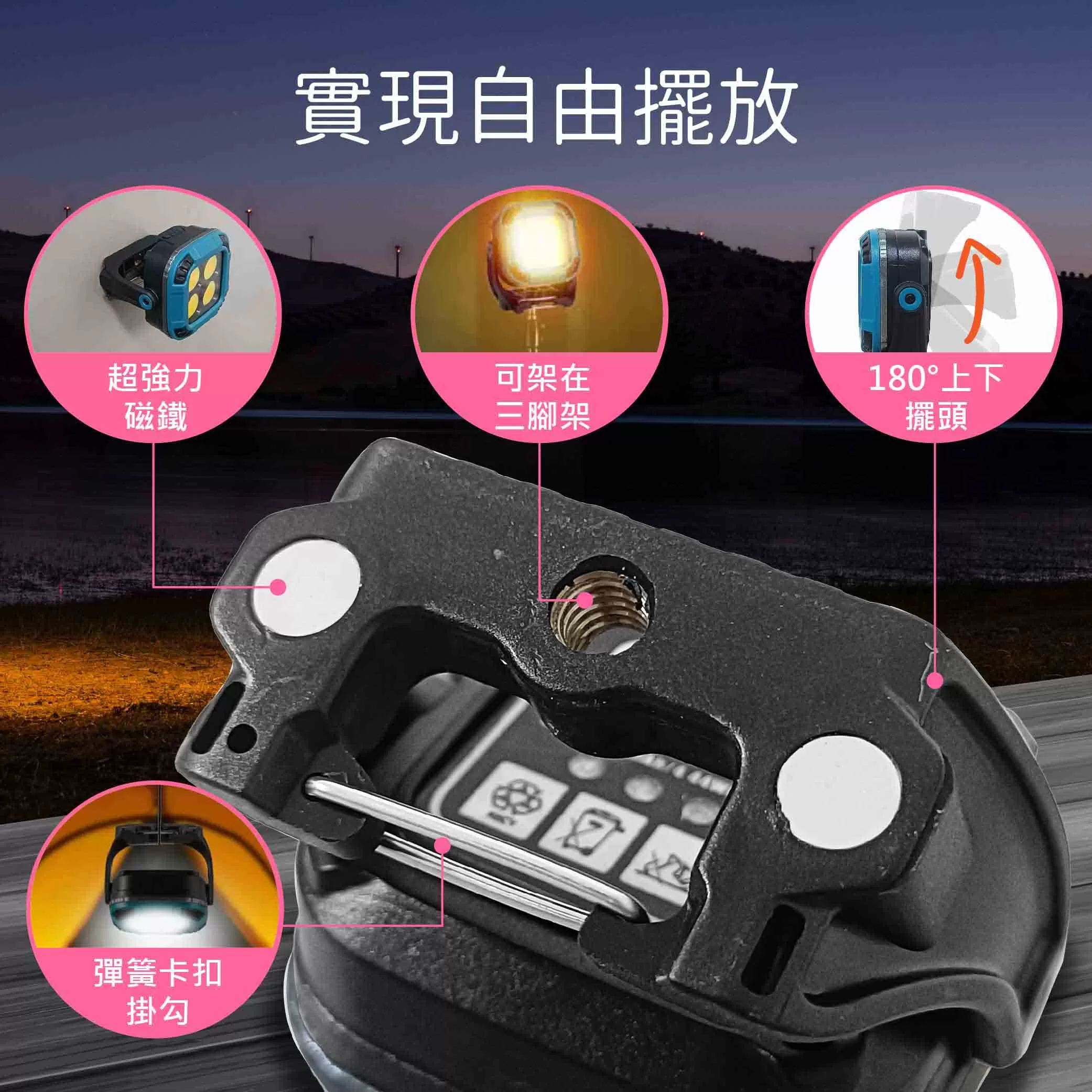 超強光磁吸LED工作燈商品介紹-1-7