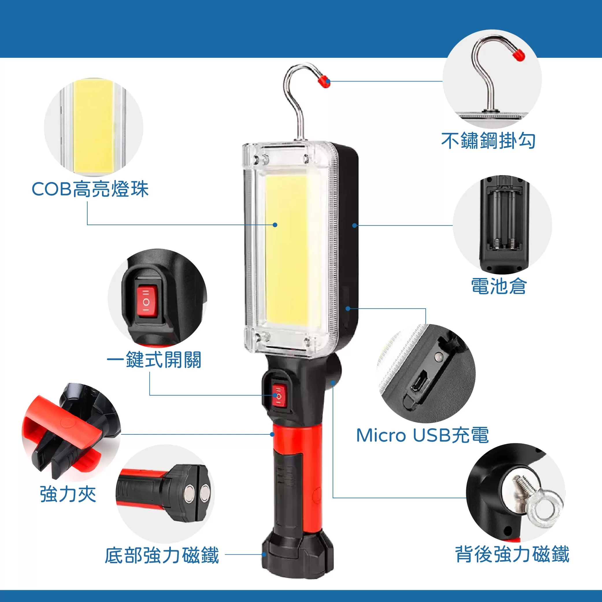 20W COB多功能工作燈商品介紹-1-7