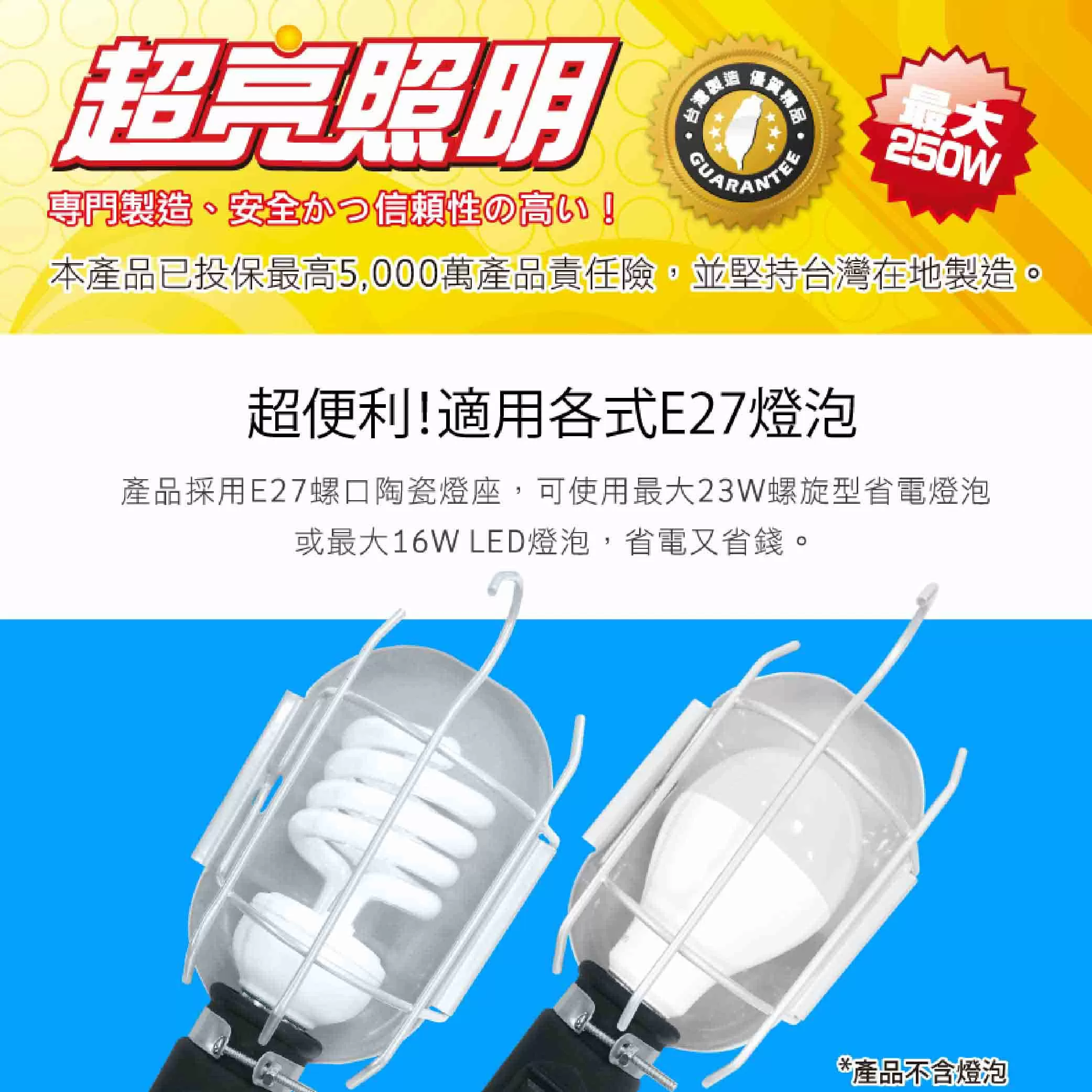 半網工作燈【B式黑色線】商品介紹-1-2