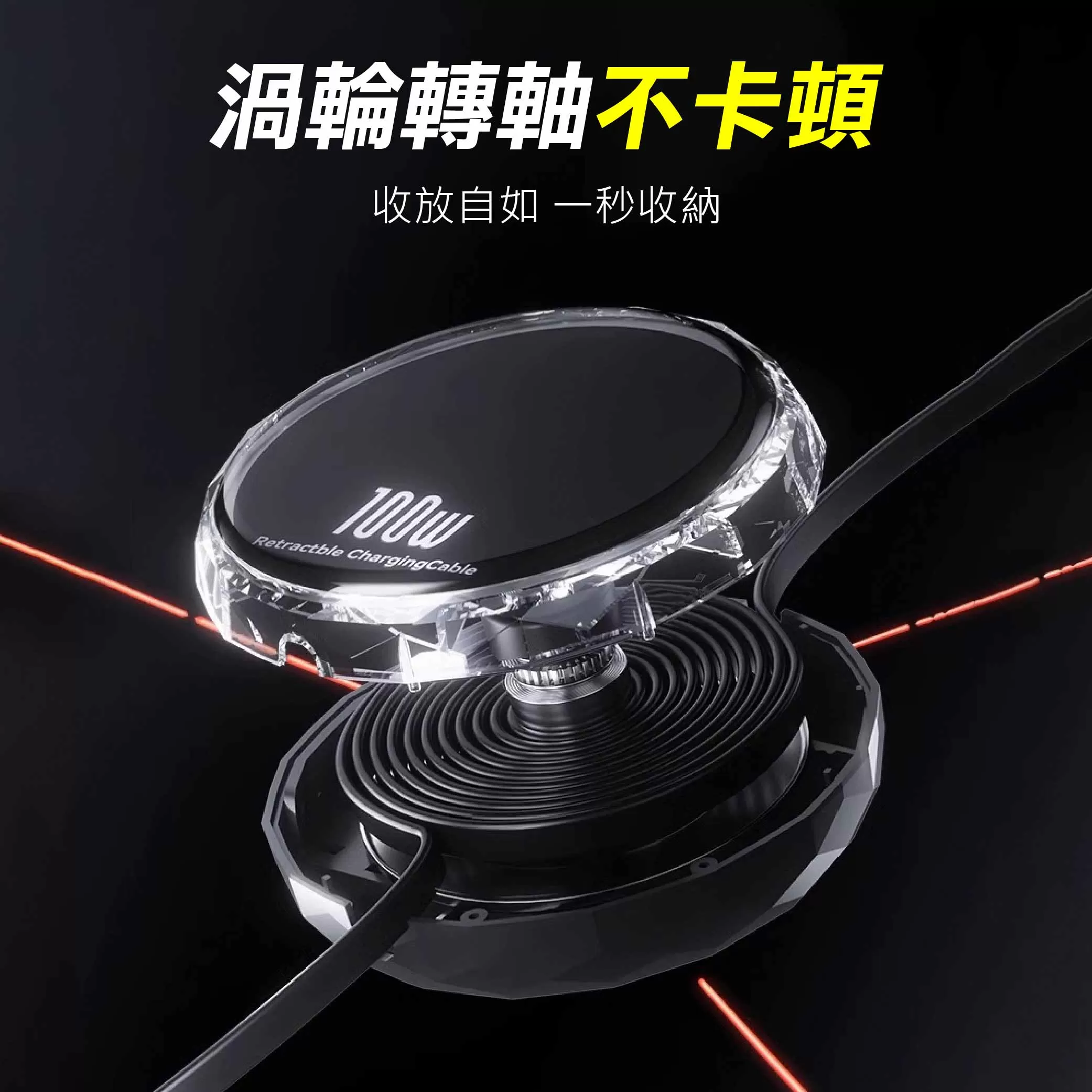 3合1伸縮收納快速充電線【110CM】商品介紹-1-6