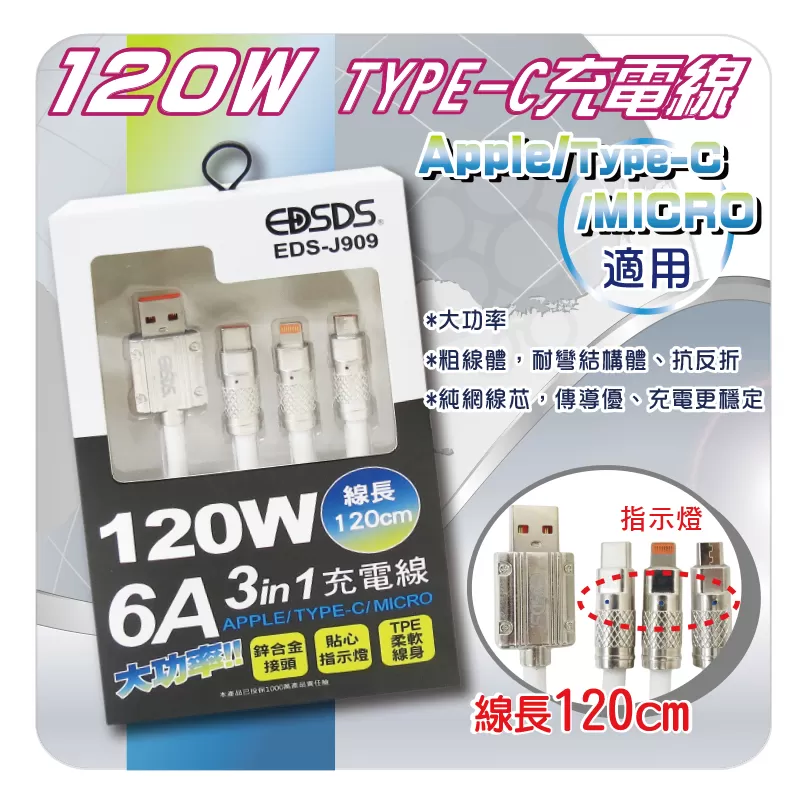 120W三合一充電線商品介紹-1-1