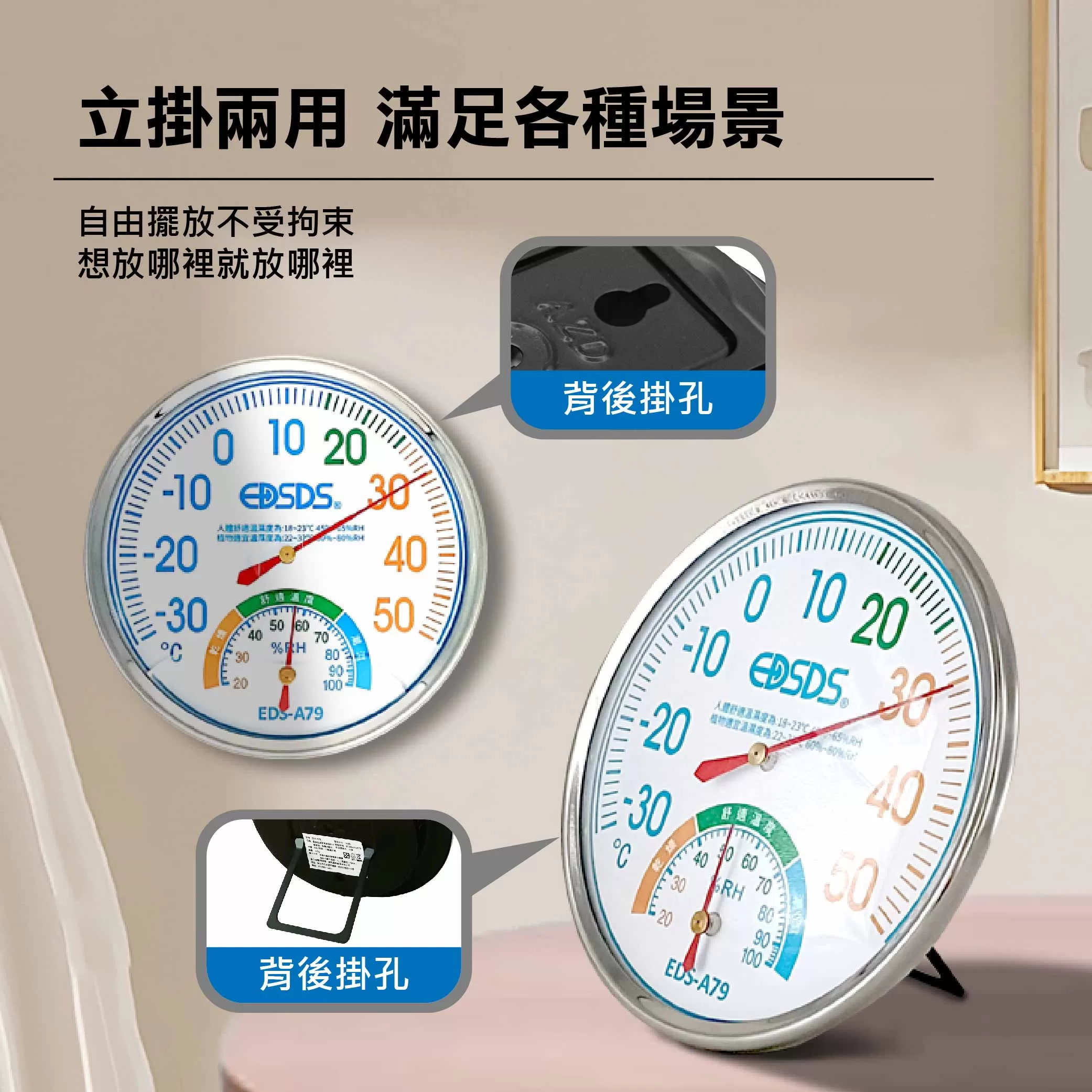 溫濕度計【指針圓型】商品介紹-1-6