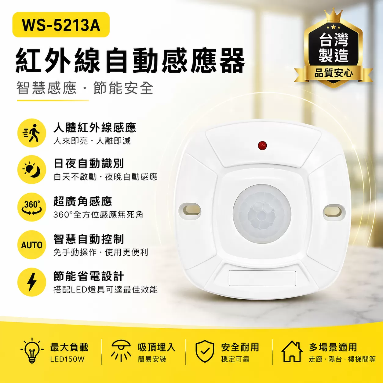 紅外線自動感應器商品介紹-1