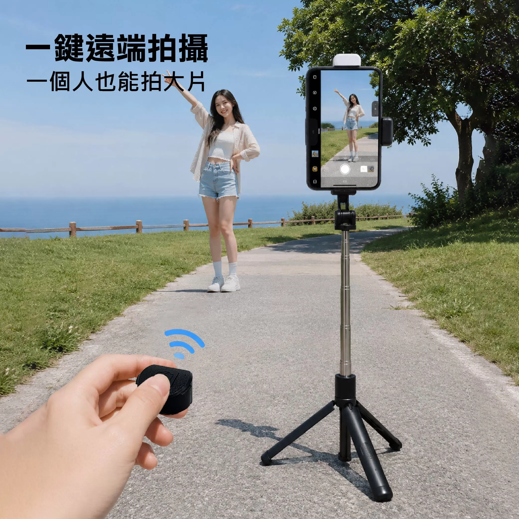 三合一手機自拍支架商品介紹-1-4