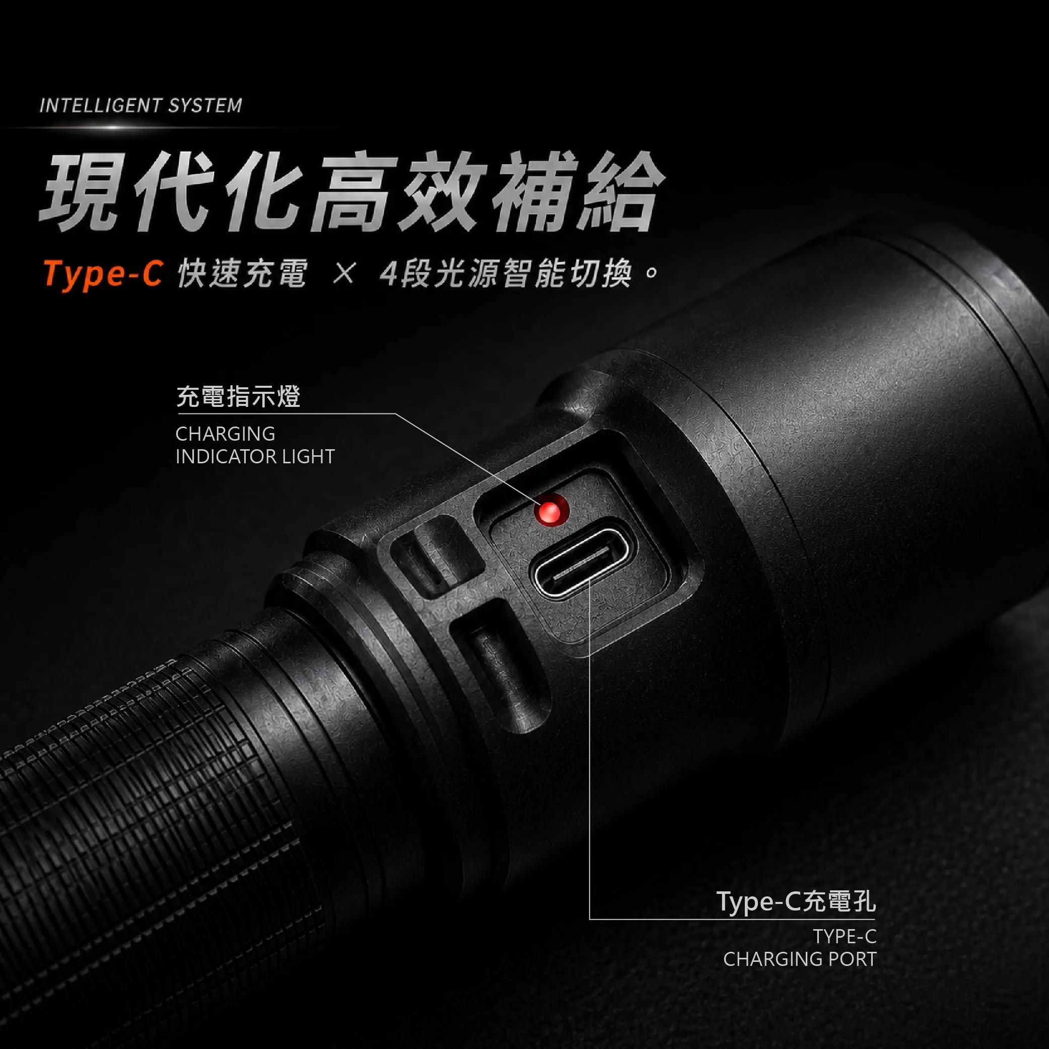 100W-T8聚焦超爆亮充電手電筒商品介紹-1-7