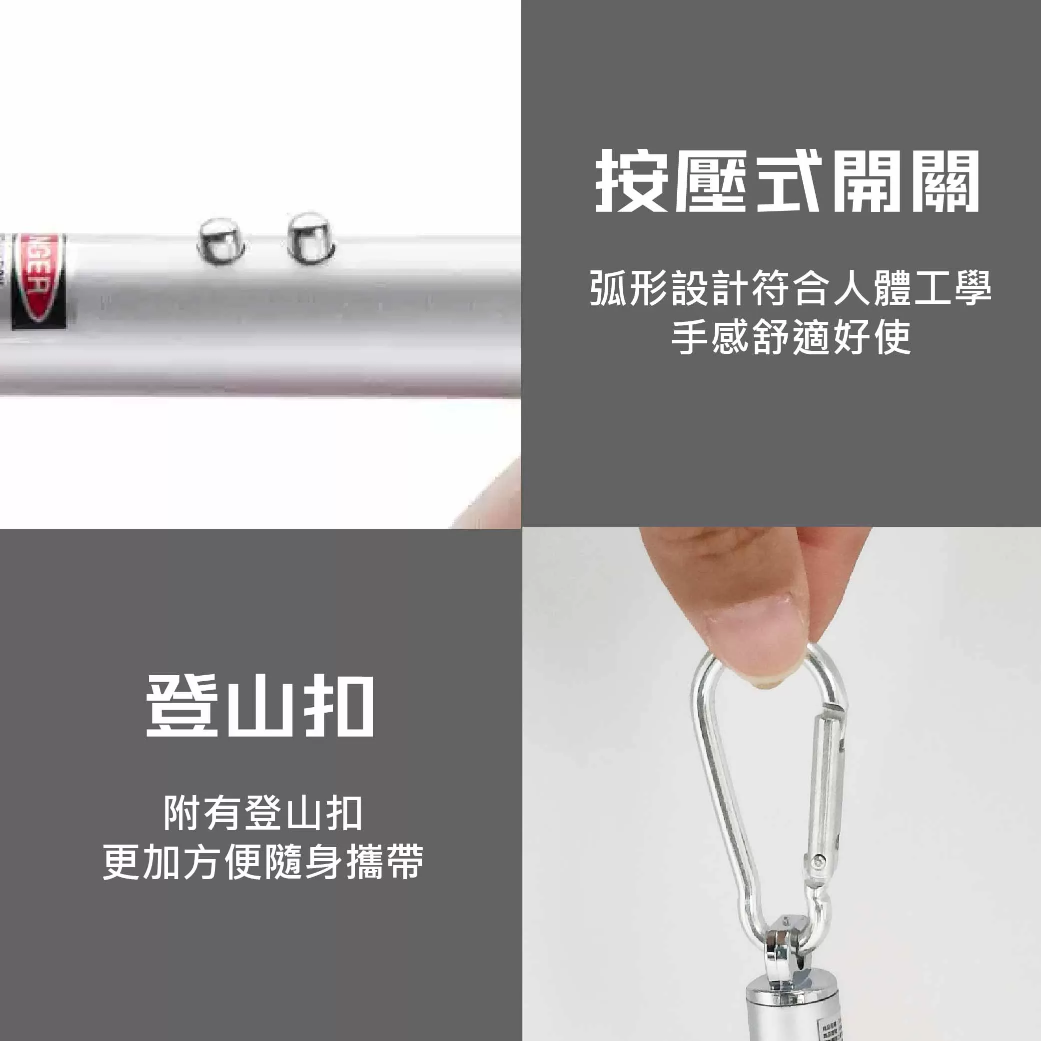 3合1紅光雷射筆(LED+驗鈔)商品介紹-1-3